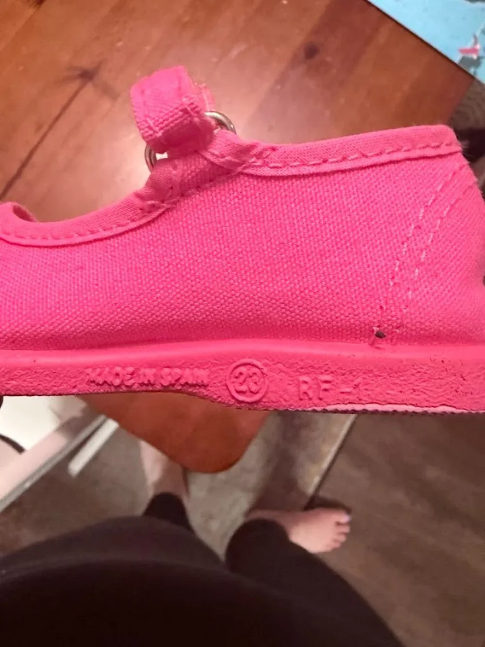 Cienta Flat Mary Jane Toddler Girls Fuchsia Pink Size 7/7.5